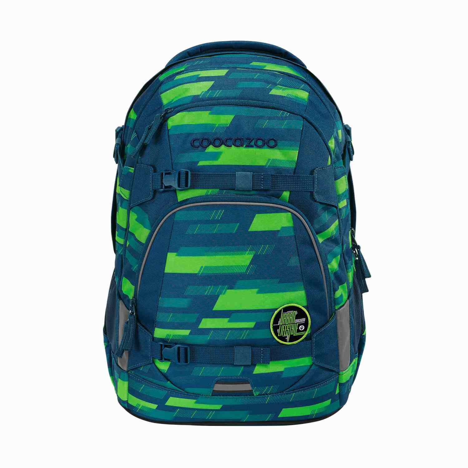 coocazoo Schulrucksack MATE, Lime Stripe