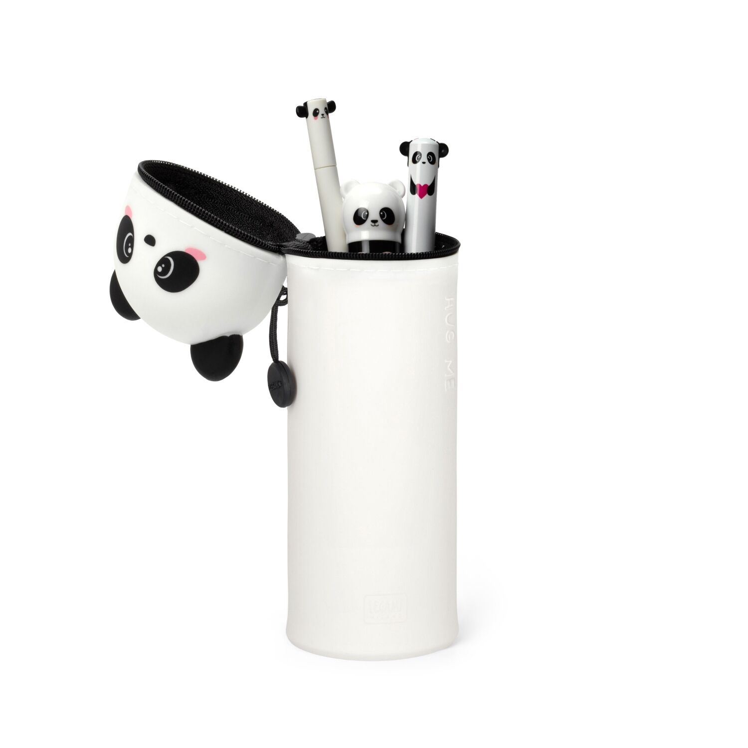 Legami 2-IN-1 Silikon Federmäppchen - KAWAII - PANDA