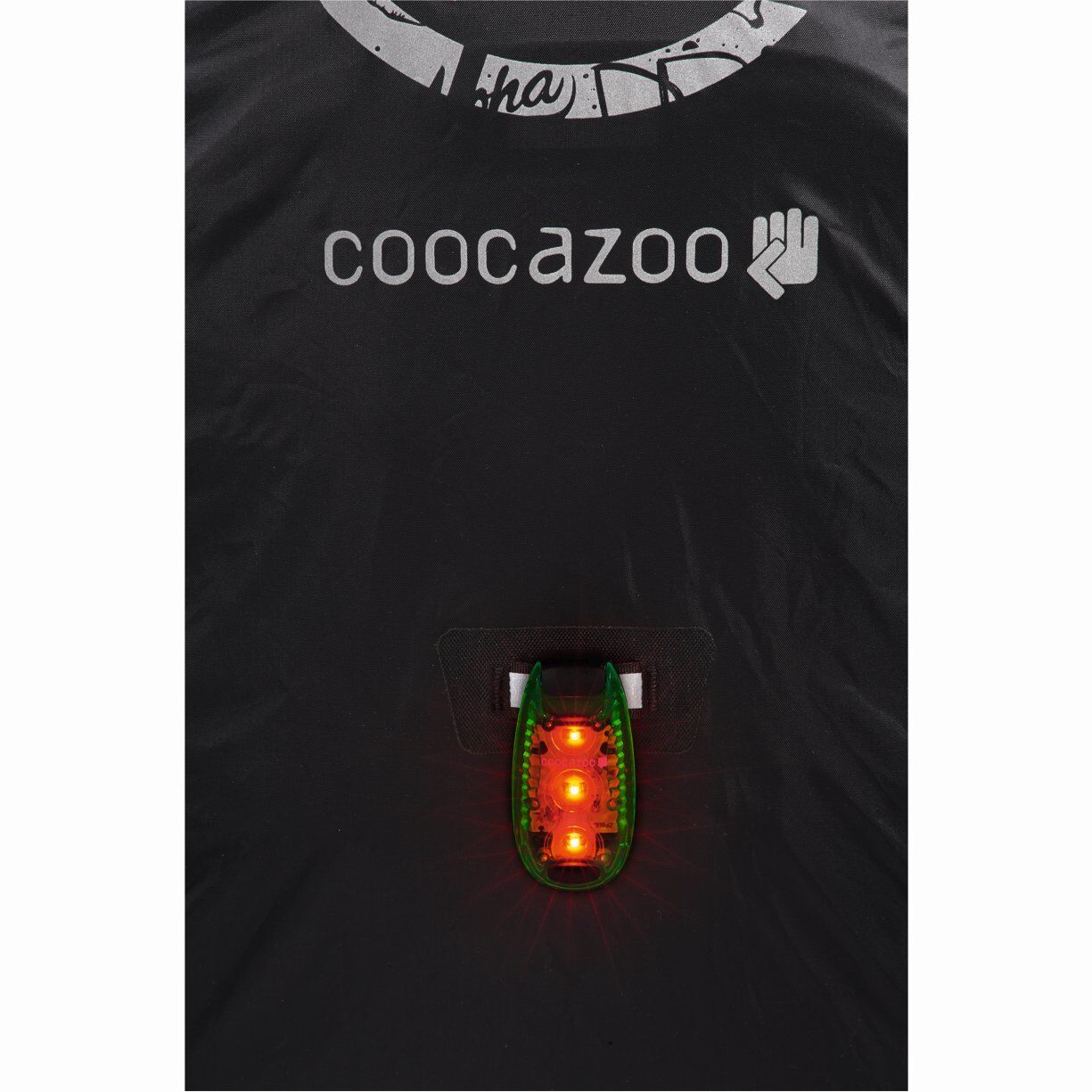 coocazoo Regenhülle "WeeperKeeper" black reflect