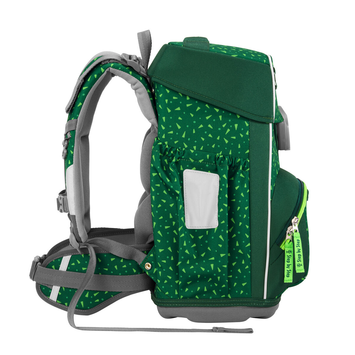 Step by Step BASIS Schulranzen-Set "Green Graphics", 4-teilig