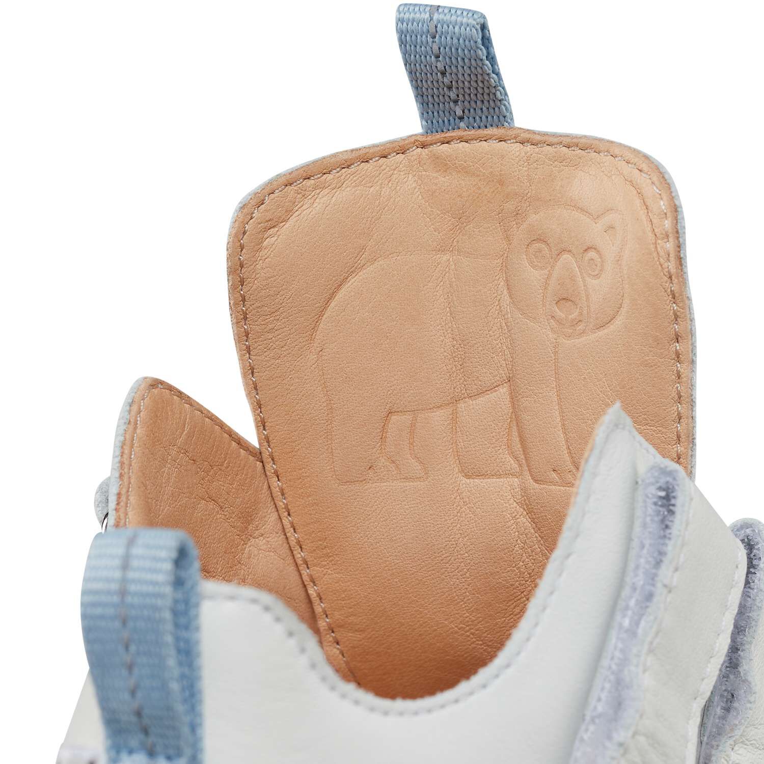 Affenzahn Halbschuh Leder Buddy Polarbär Größe 29