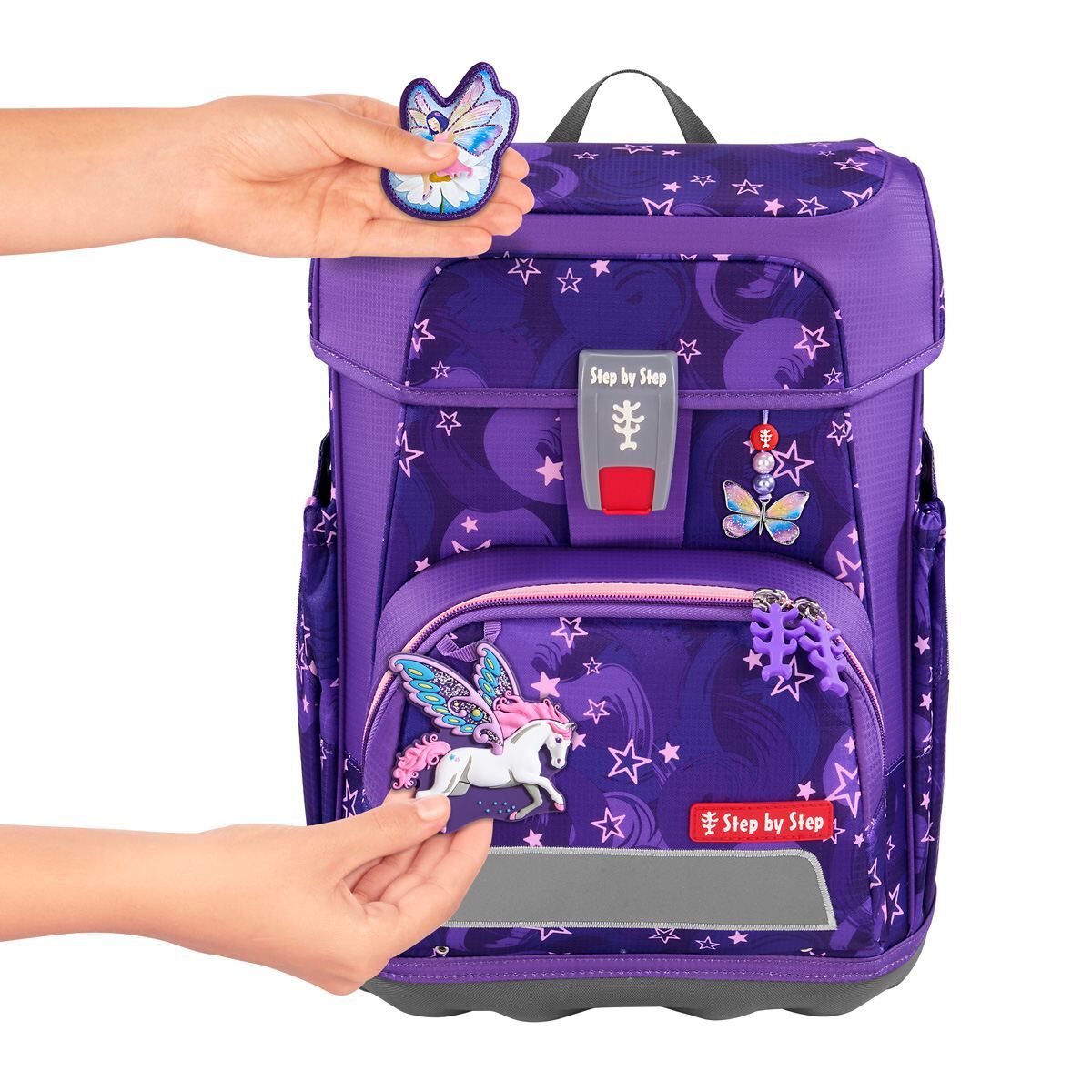 Step by Step CLOUD Schulranzen-Set "Pegasus Liv", 5-teilig