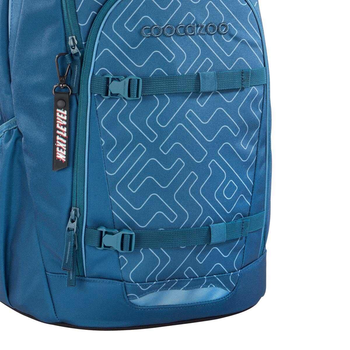coocazoo Schulrucksack EVERY, Blue Maze