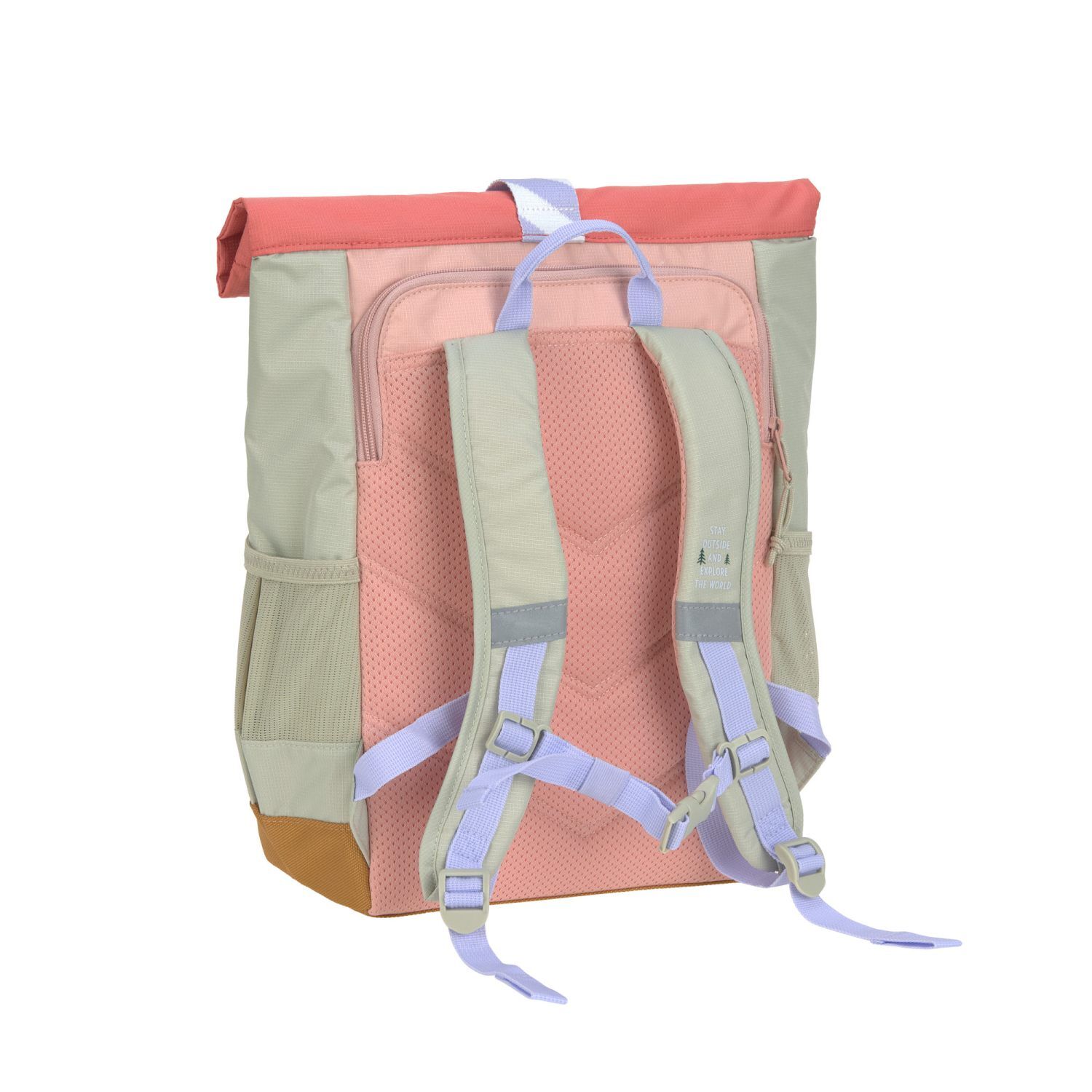 Lässig Kinderrucksack - Medium Rolltop Backpack Sunny Explorer Rosa Pink