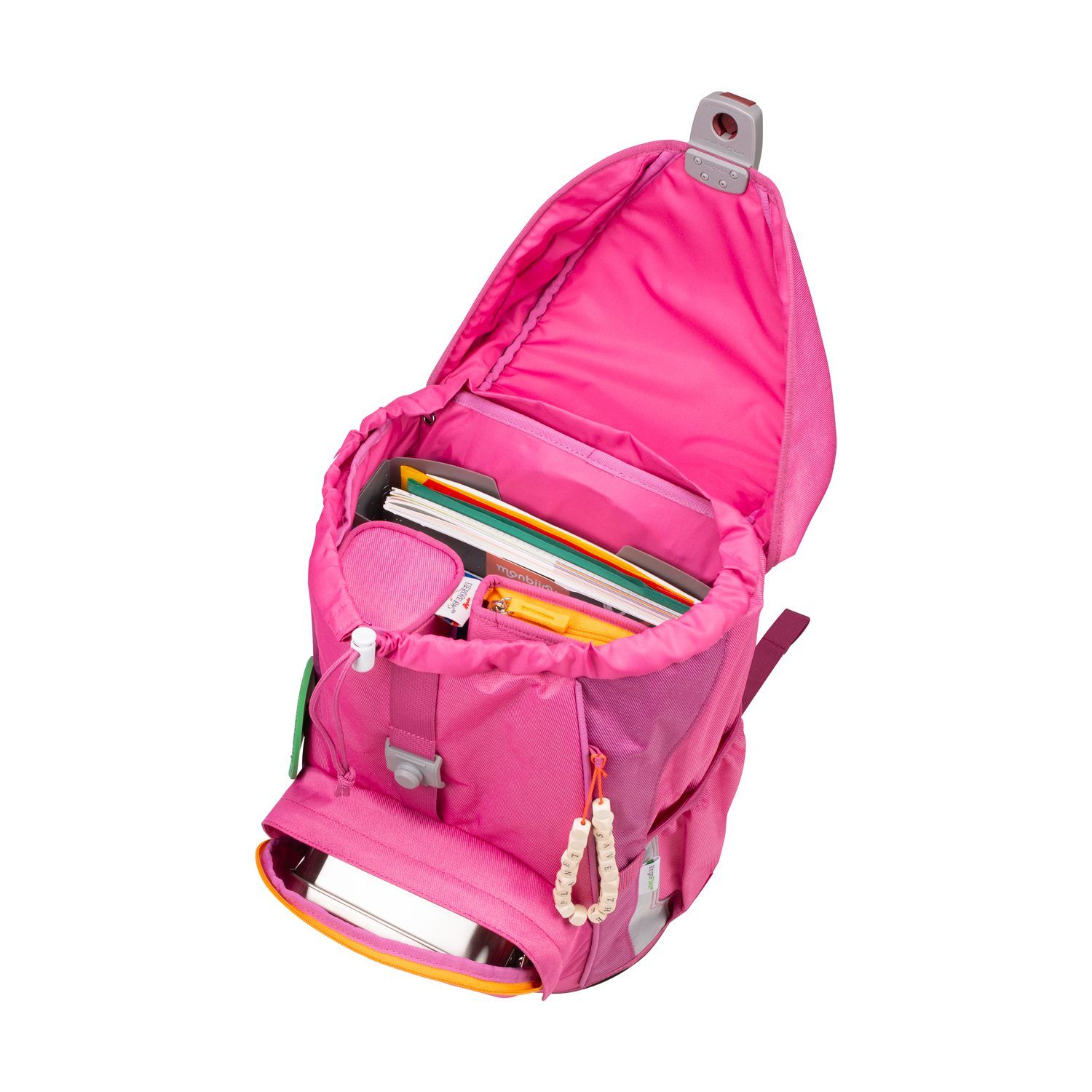 DerDieDas ErgoFlex ECO Schulranzenset 5 teilig Pink Planet