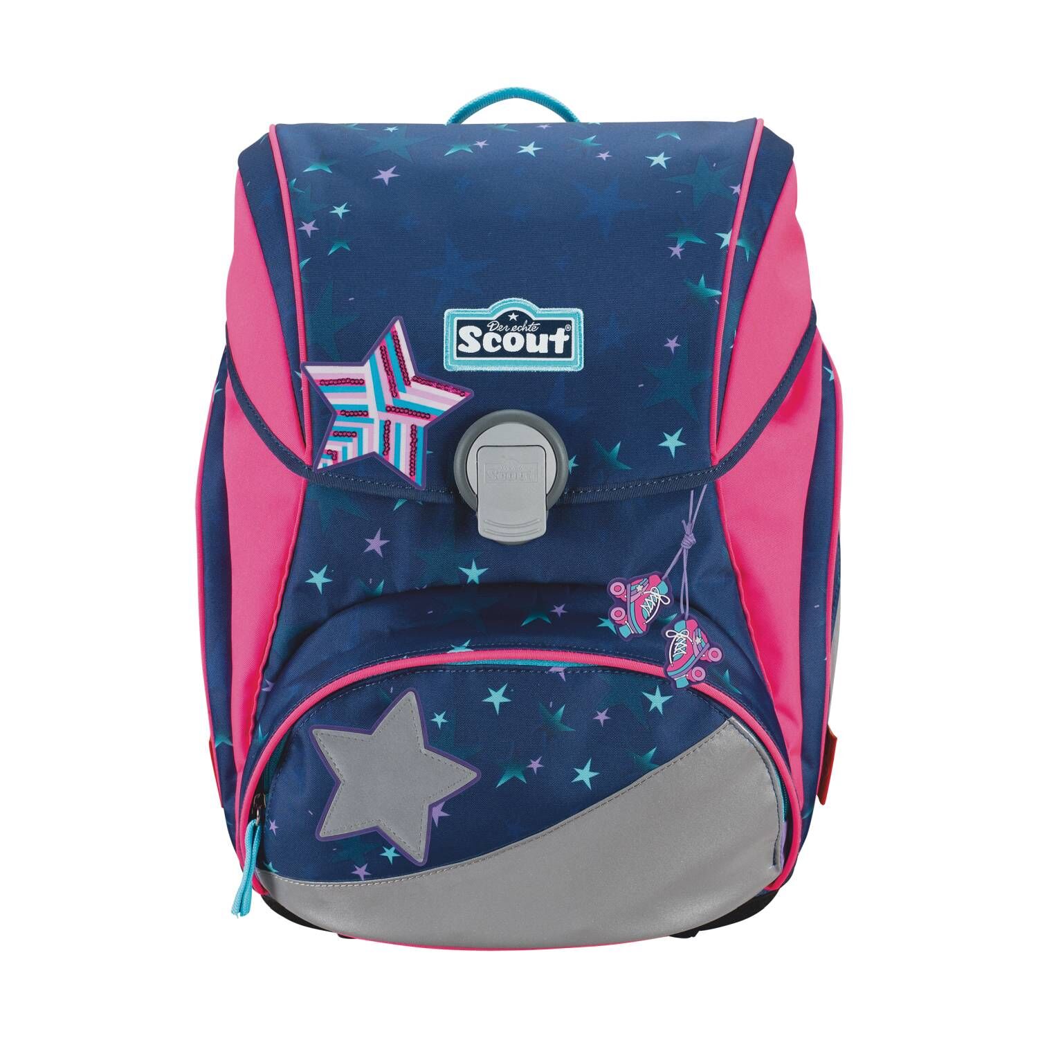 Scout Alpha Schulranzen-Set 4 teilig DIN Pretty Star