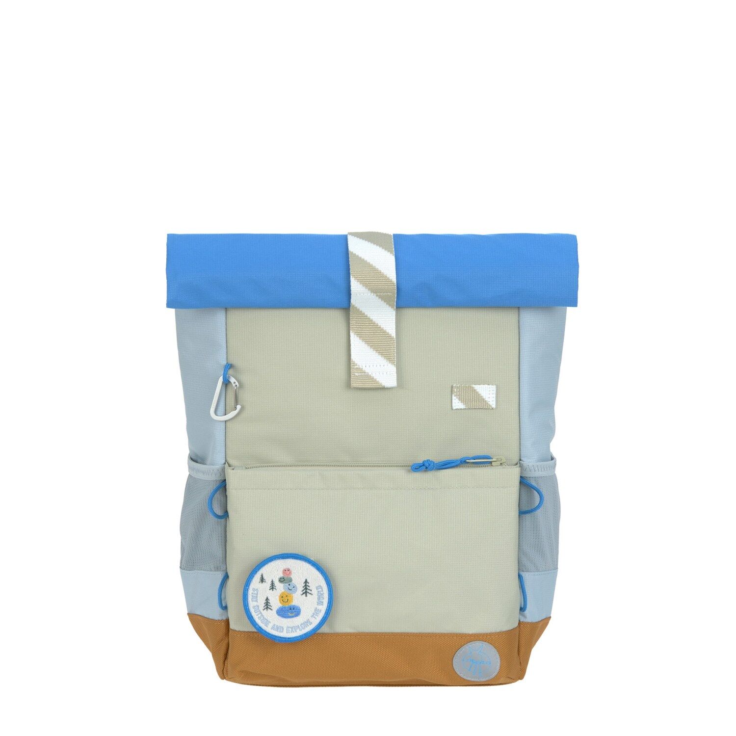 Lässig Kinderrucksack - Medium Rolltop Backpack Sunny Explorer green/blue