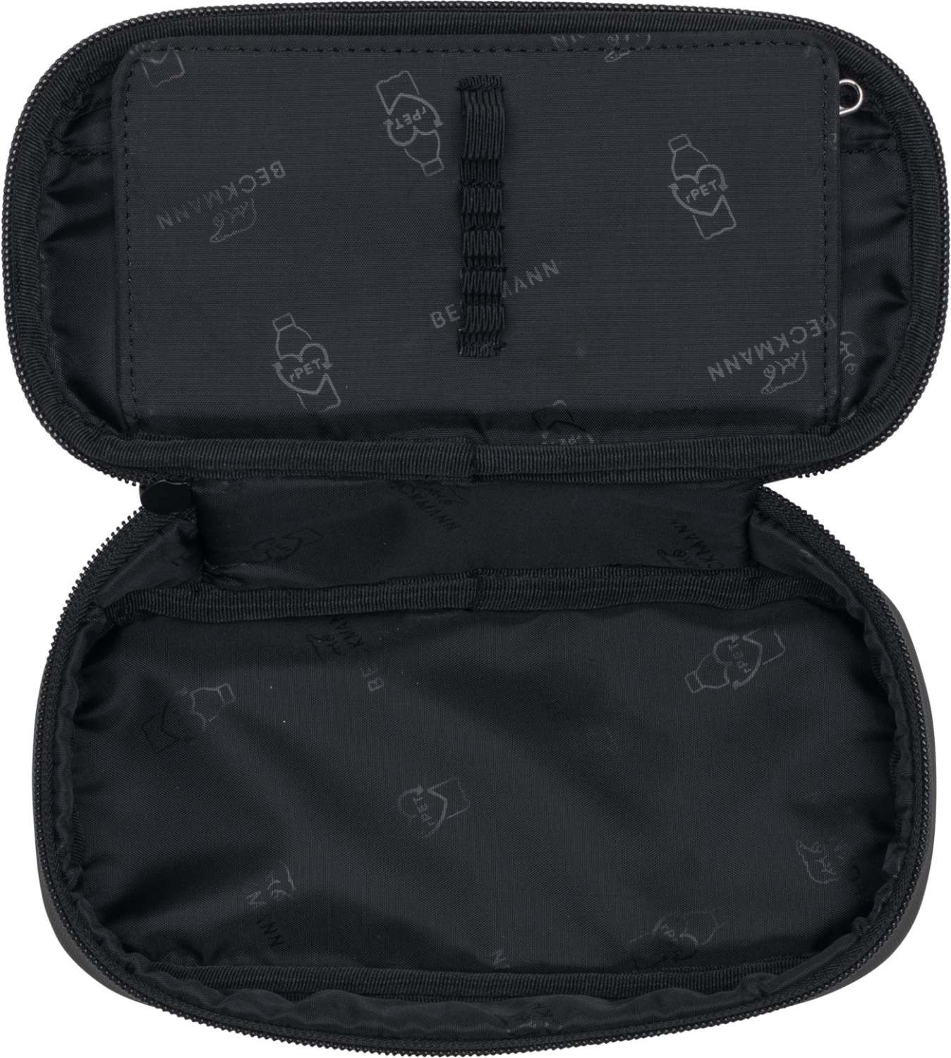 Beckmann Sport Junior Ovales Schlamperetui Black Coated