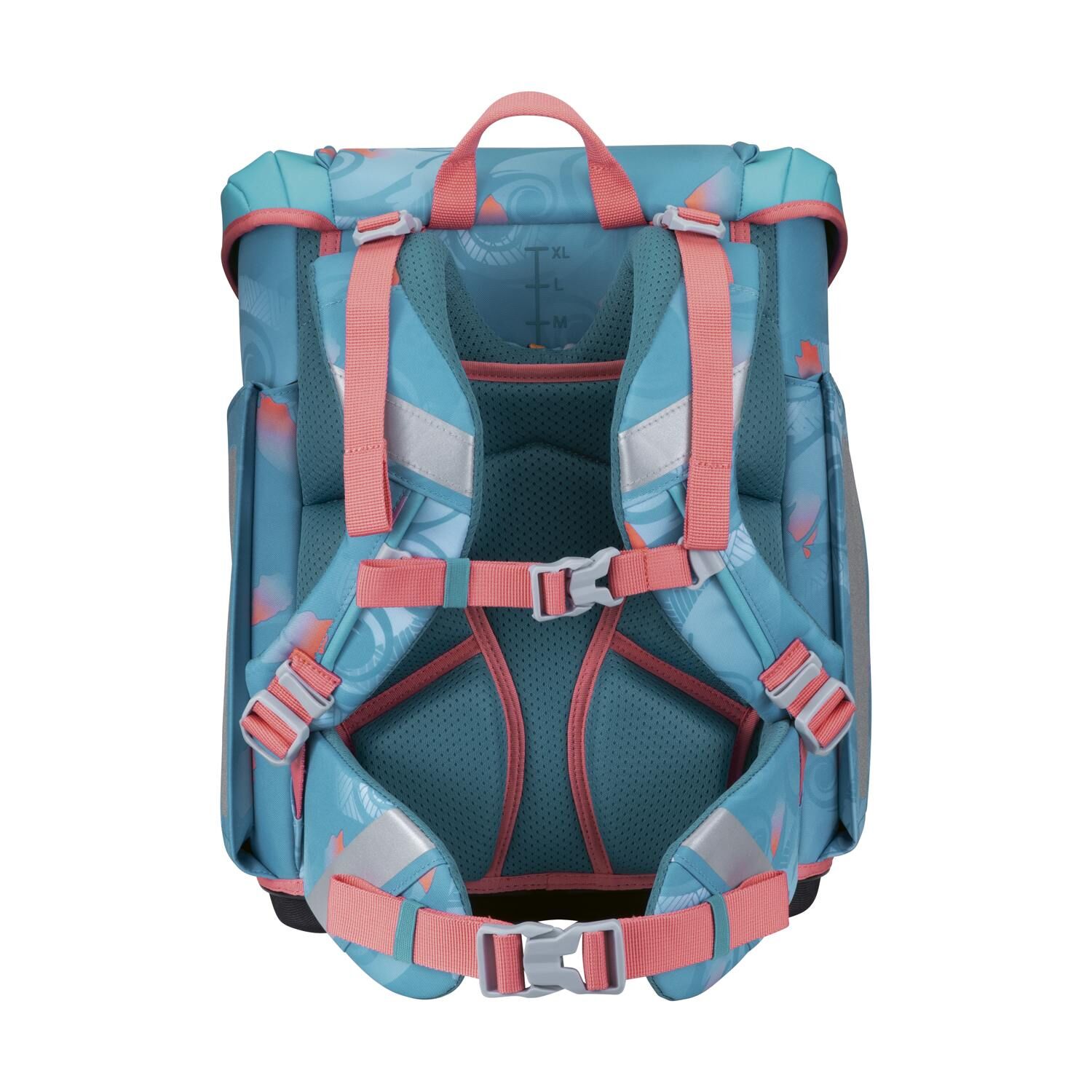 Scout Micro Schulranzen-Set 4 teilig Safety Light Aloha