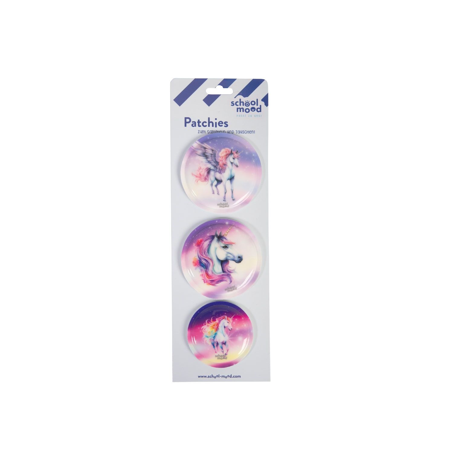 School Mood 3er Patchy-Set Marie (Pegasus)