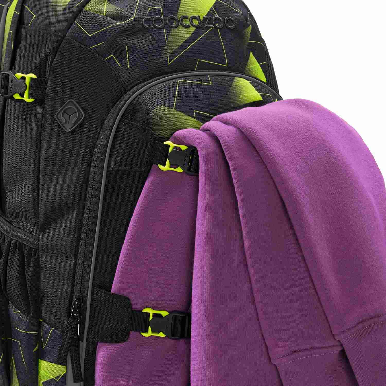 coocazoo Schulrucksack JOKER, Lime Flash coocazoo Schulrucksack JOKER, Lime Flash