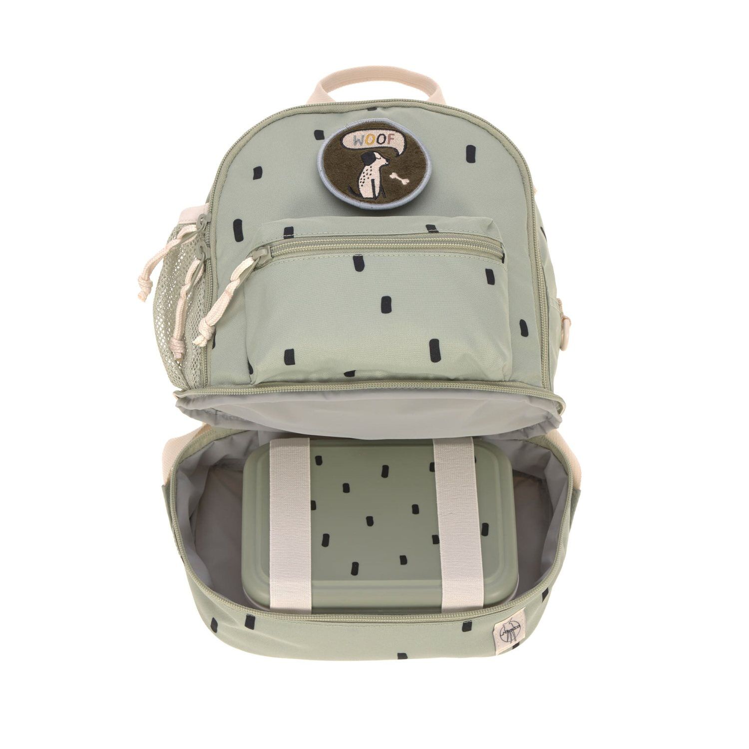 Lässig Kindergartenrucksack - Mini Backpack, Happy Prints light olive