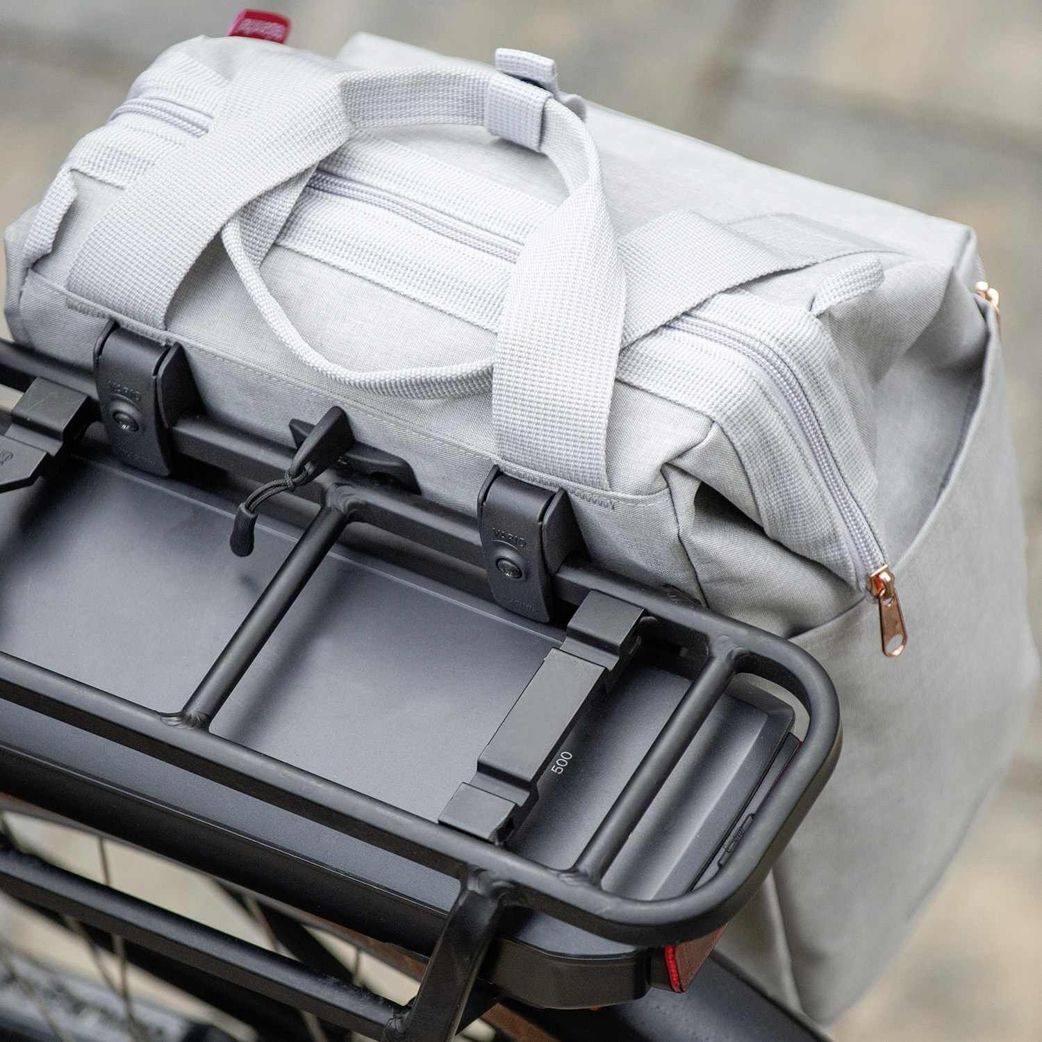 KLICKfix Fahrradtasche ROOMY GT TWIST SKY ROSE
