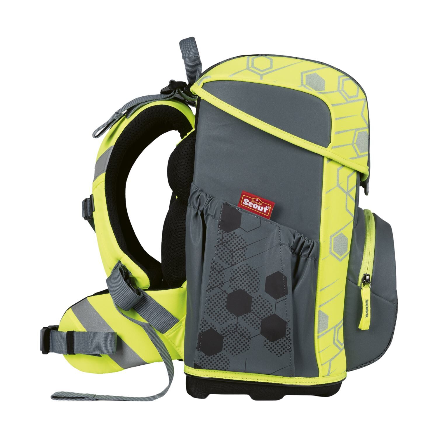 Scout Neo Schulranzen-Set 4 teilig Superflash Extreme Soccer Star