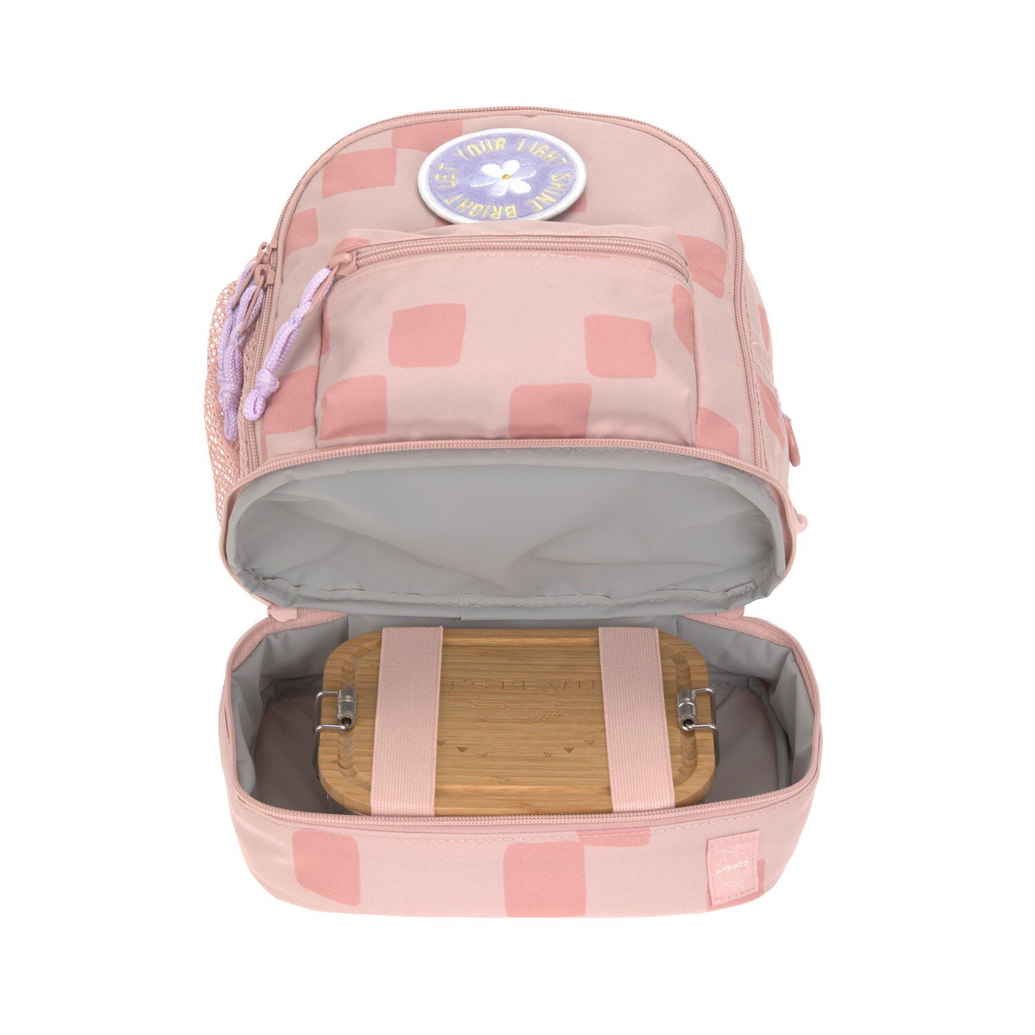 Lässig Kinderrucksack Mini - Pattern Party, Rosa