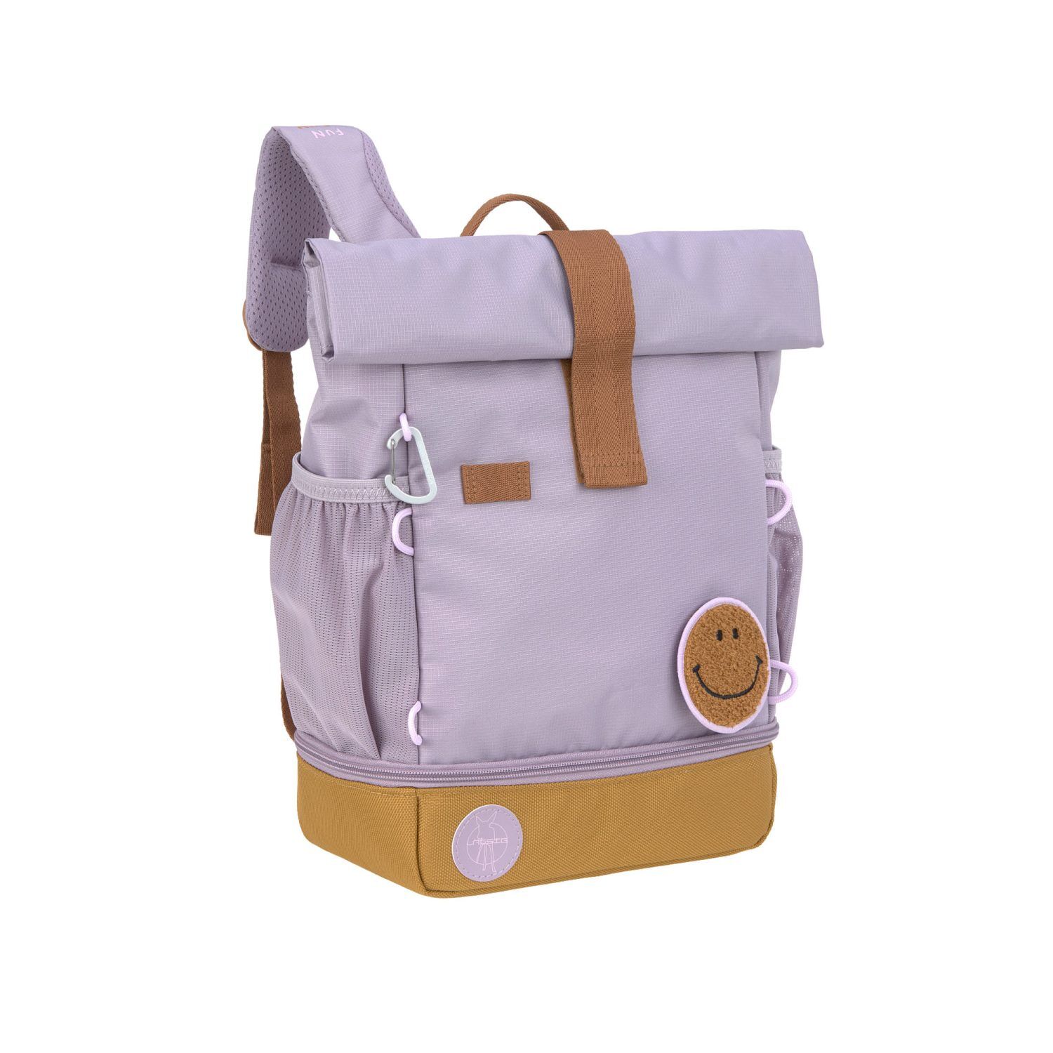 Lässig Kinderrucksack - Mini Rolltop Backpack Little Gang, lilac