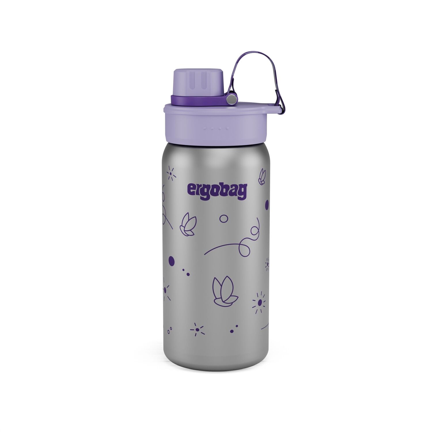 ergobag Edelstahl Trinkflasche Schmetterling