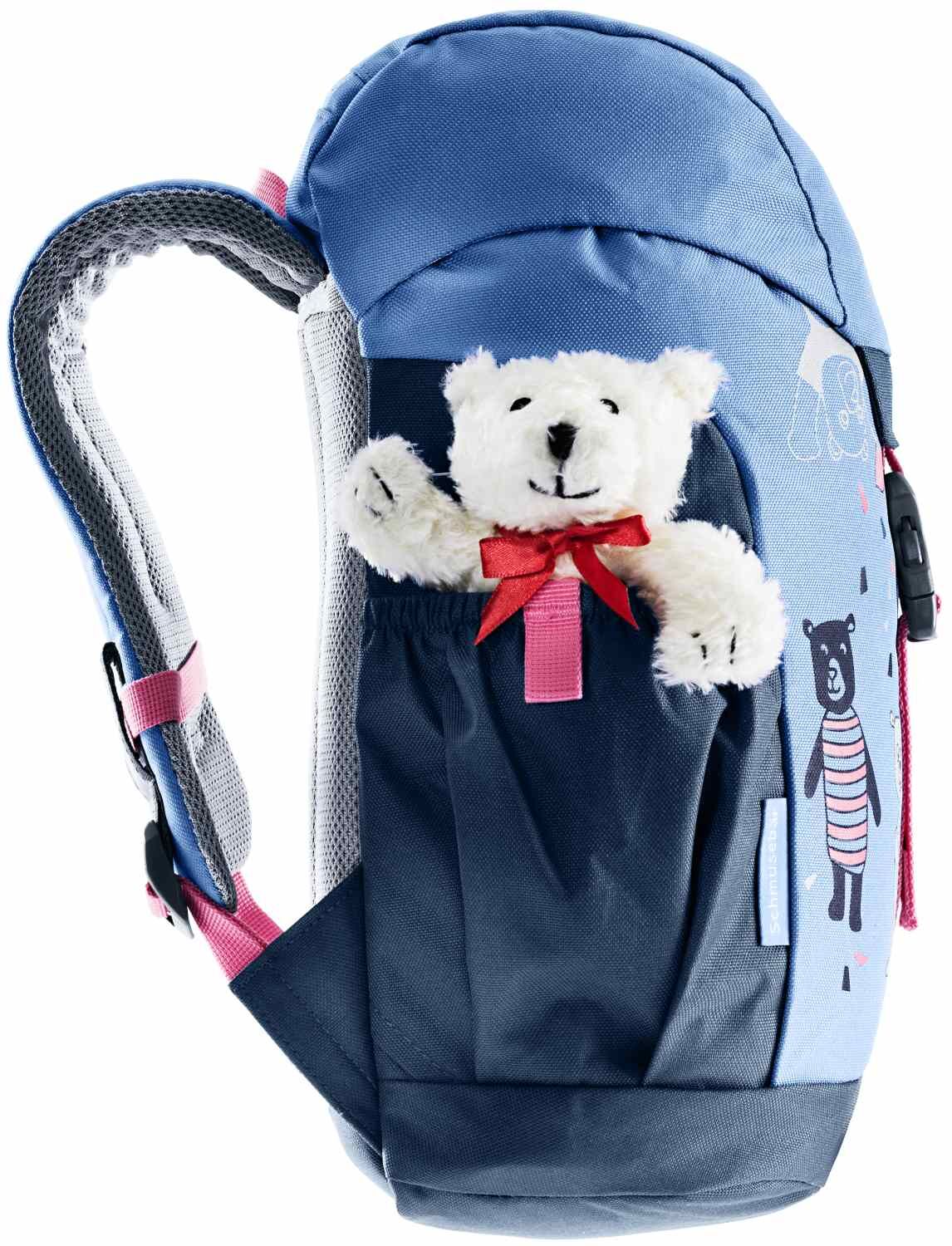 deuter Kinderrucksack Schmusebär mit Teddybär pacific-marine
