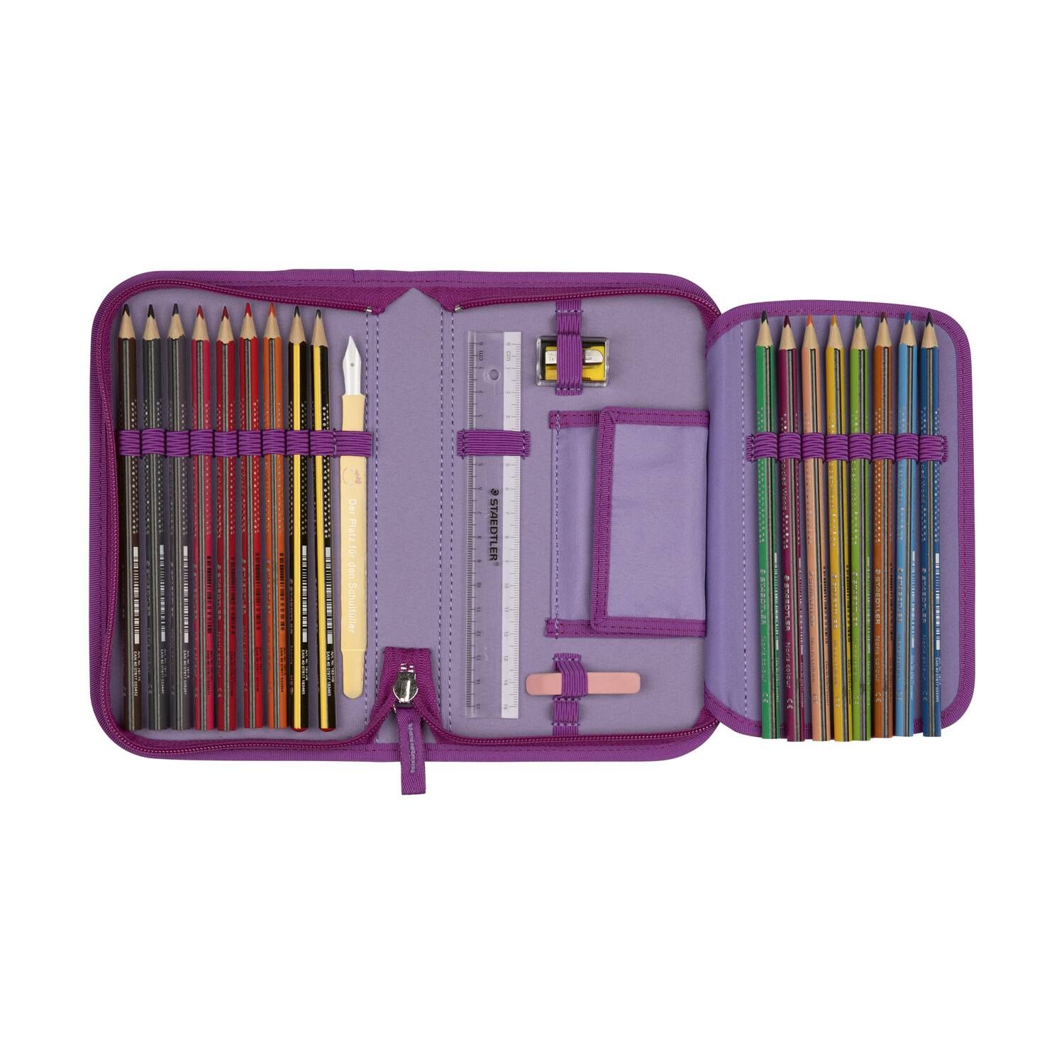 DerDieDas ErgoFlex Tiny Purple Unicorn Schulranzenset 5-teilig