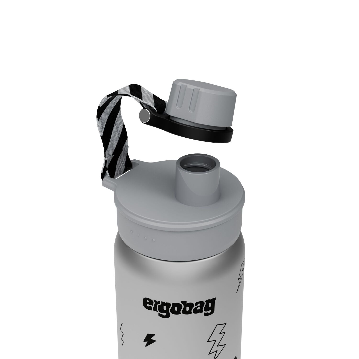 ergobag Edelstahl Trinkflasche Gewitter