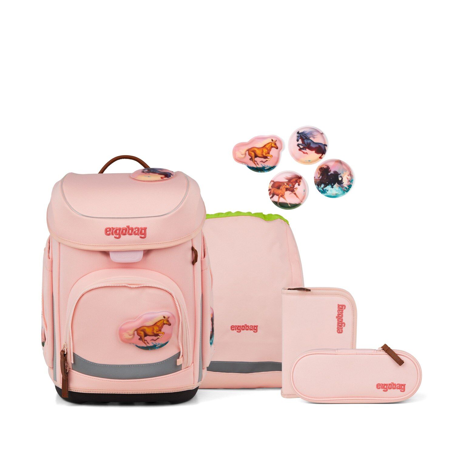 ergobag cubo Schulranzen-Set Unzähmbär