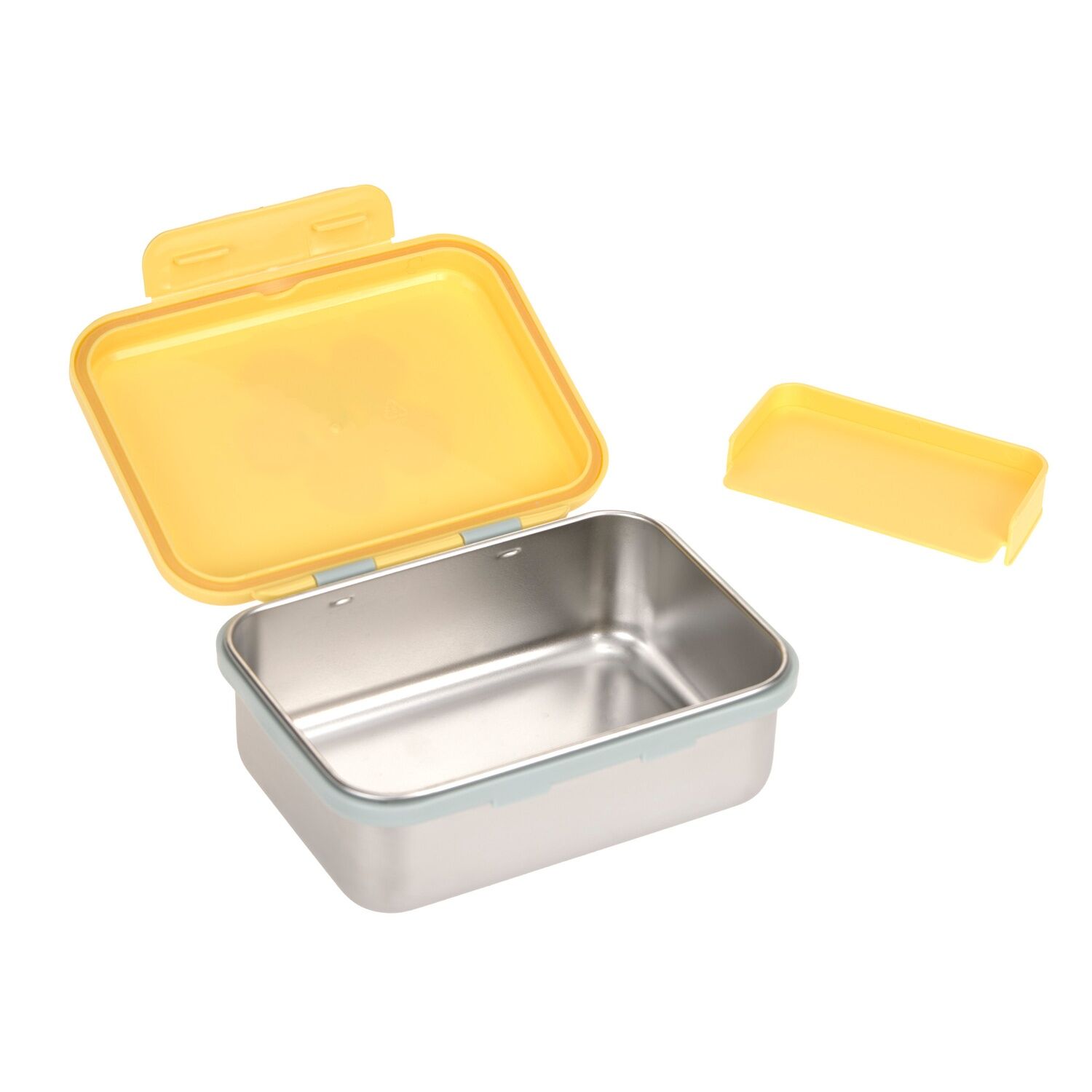 Lässig Brotdose Kinder - Edelstahl Lunchbox, Happy Trails Flower