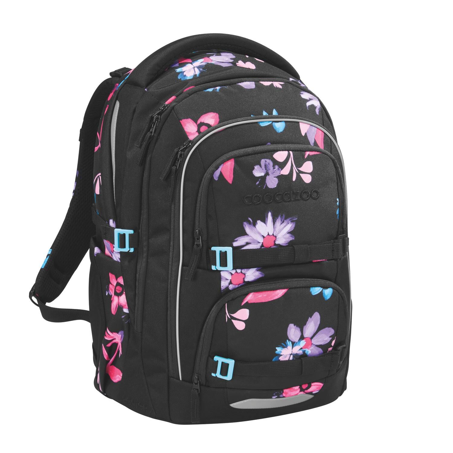 coocazoo Schulrucksack PORTER, Floral Artnight