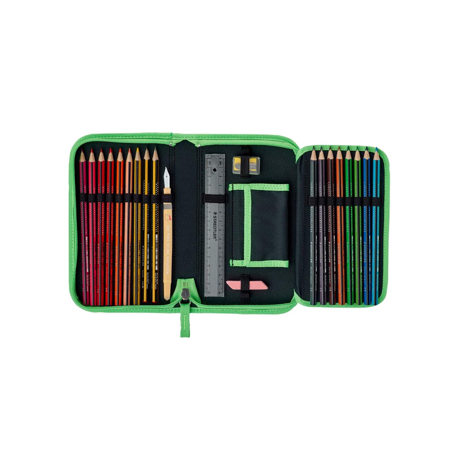 DerDieDas ErgoFlex Schulranzenset 5-teilig Soccer Green