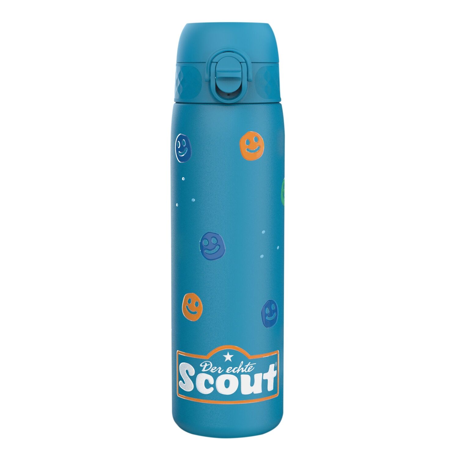 Scout Trinkflasche Smileys, doppelwandiger Edelstahl