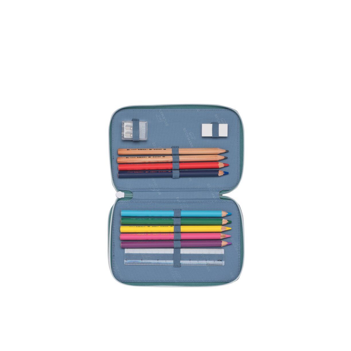 Beckmann 3-Fächrige Federmappe Patch