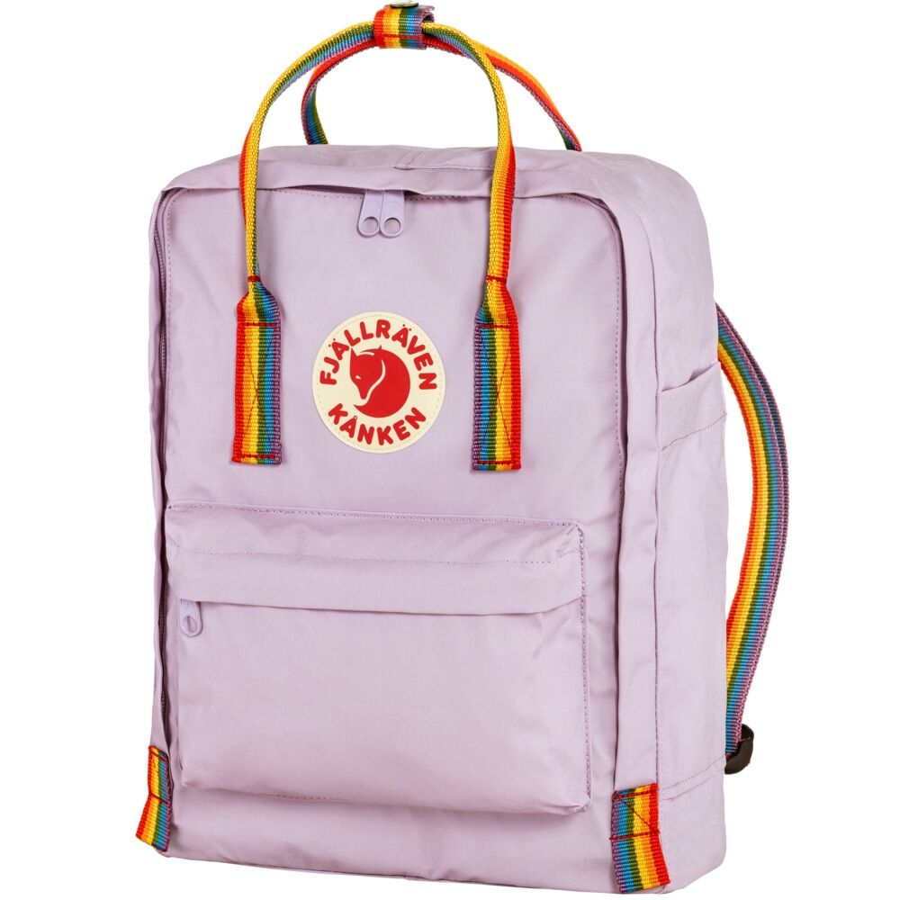 Fjällräven Kånken Rainbow Rucksack Pastel Lavender-Rainbow