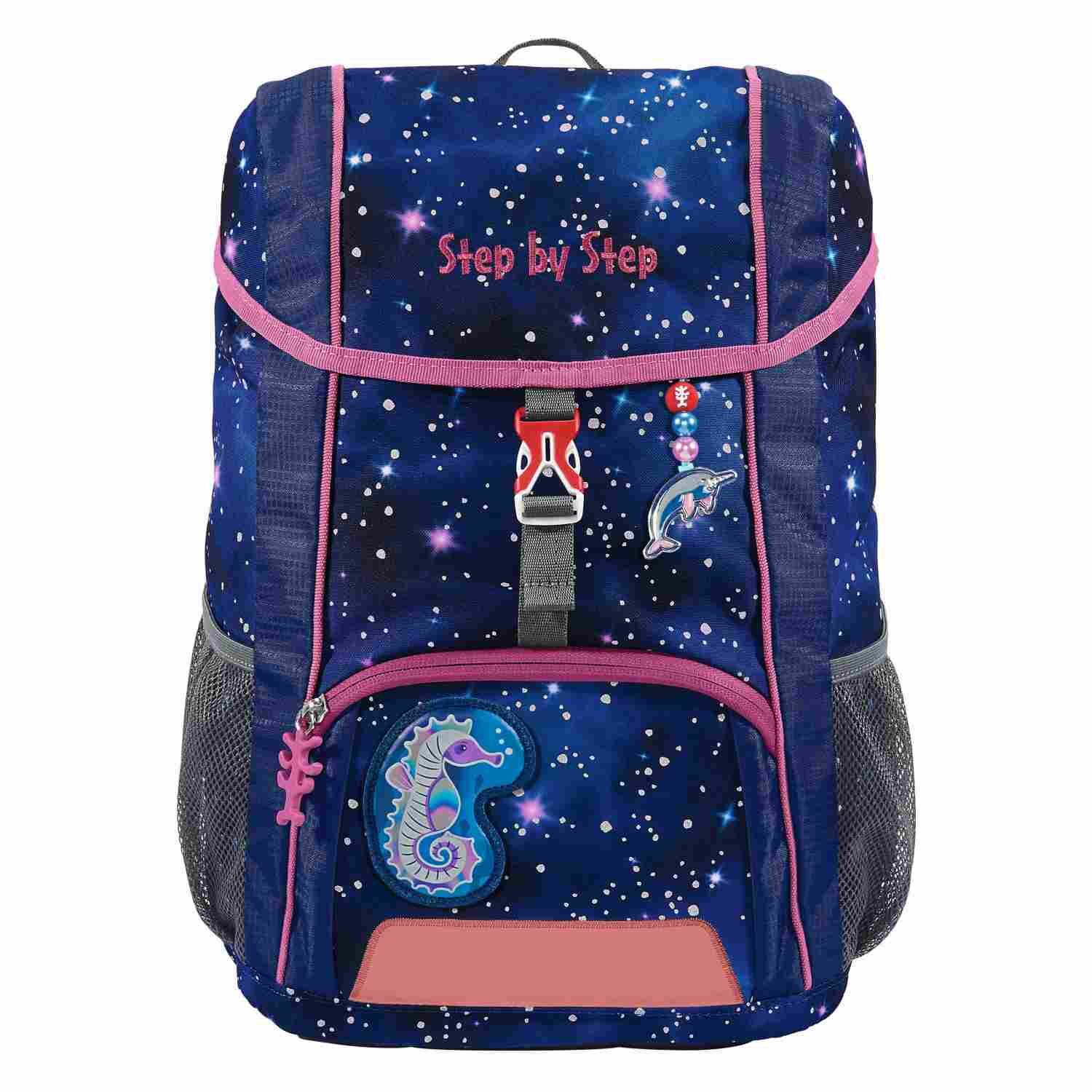 Step by Step KID REFLECT Rucksack-Set "Star Seahorse Zoe", 3-teilig