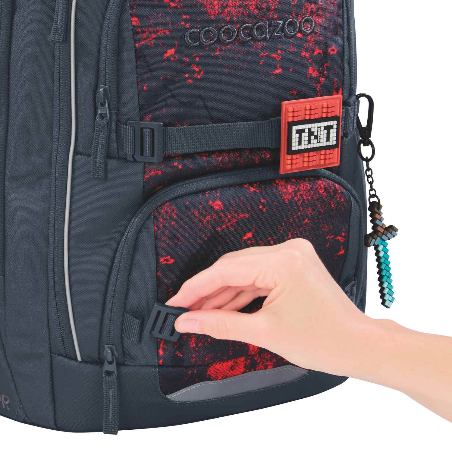 coocazoo Schulrucksack PORTER, Broken Black