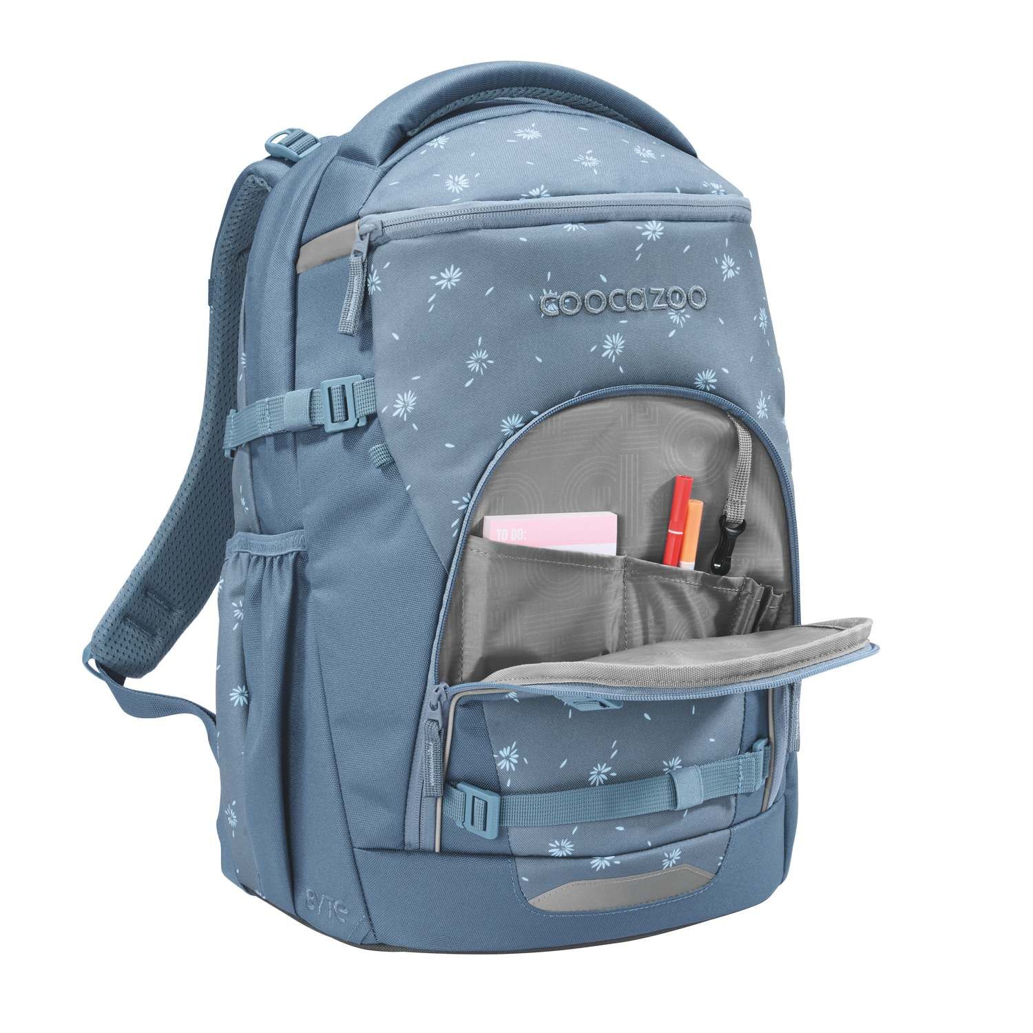 coocazoo Schulrucksack BYTE, Bloomy Daisy