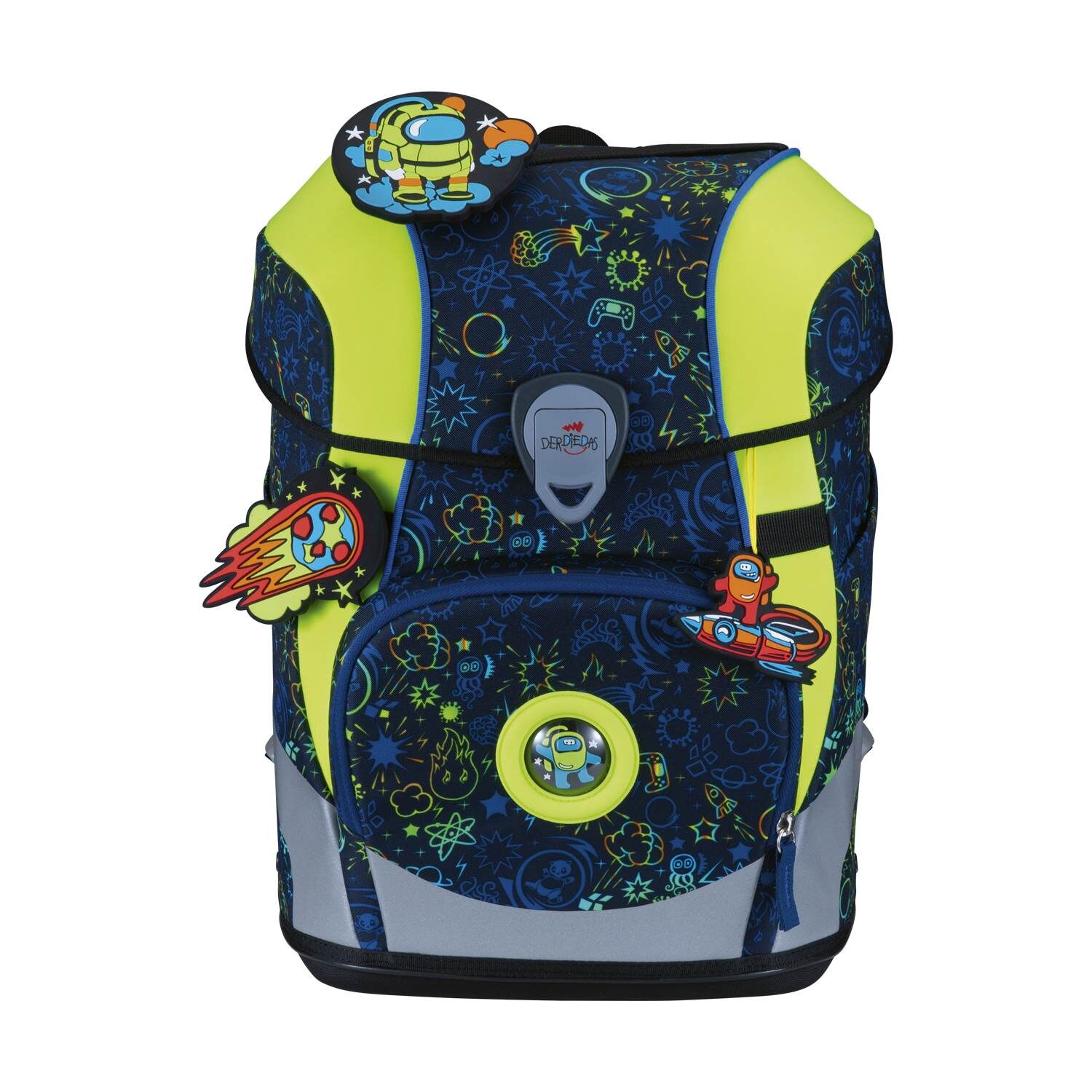 DerDieDas ErgoFlex Tiny Neon Crazy Schulranzenset 5-teilig
