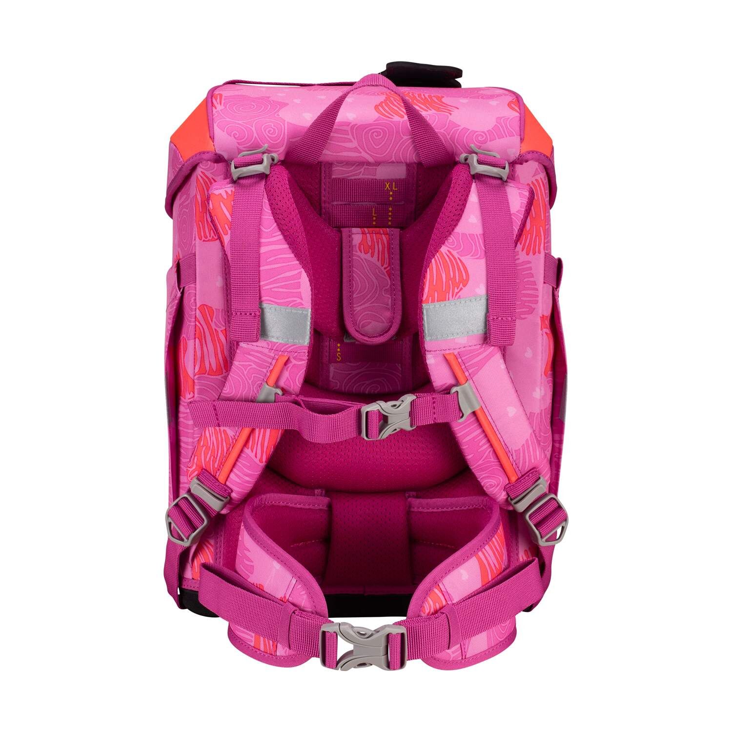 DerDieDas ErgoFlex Tiny Schulranzenset 5 teilig Roses