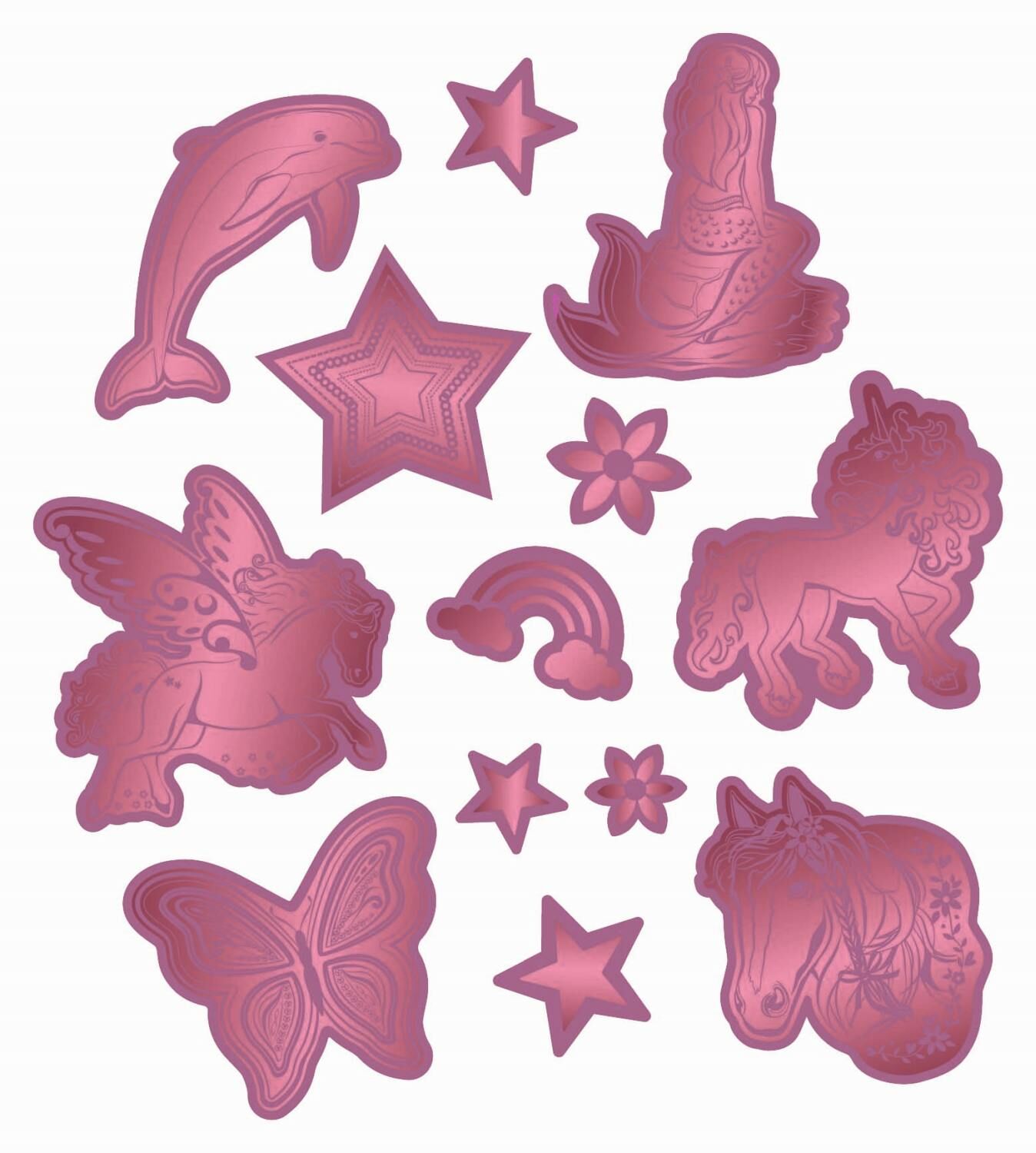 Step by Step Reflektierendes Sticker-Set "Rot"