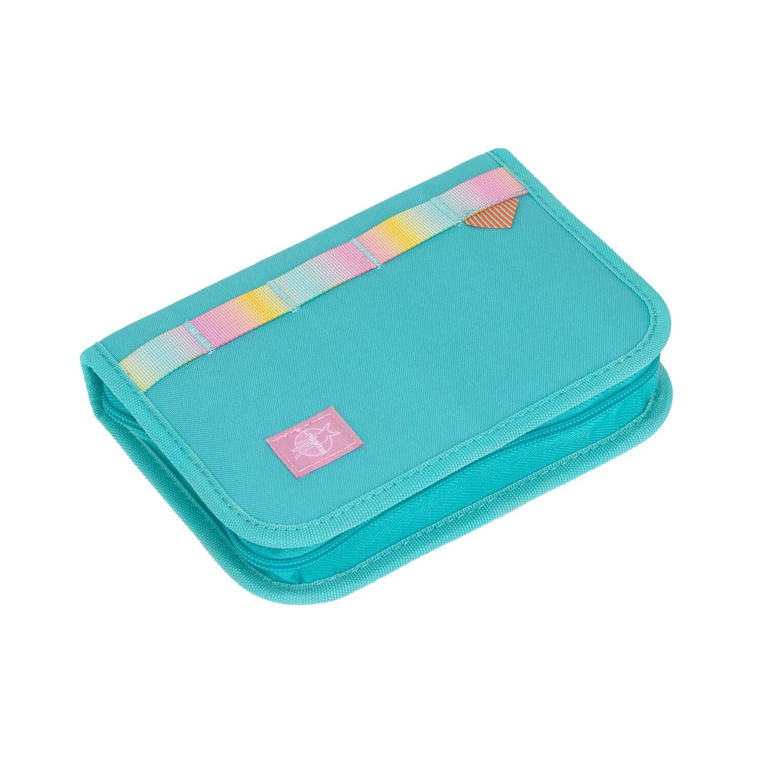 Lässig Schulranzen Set 7-teilig, Slim Unique turquoise