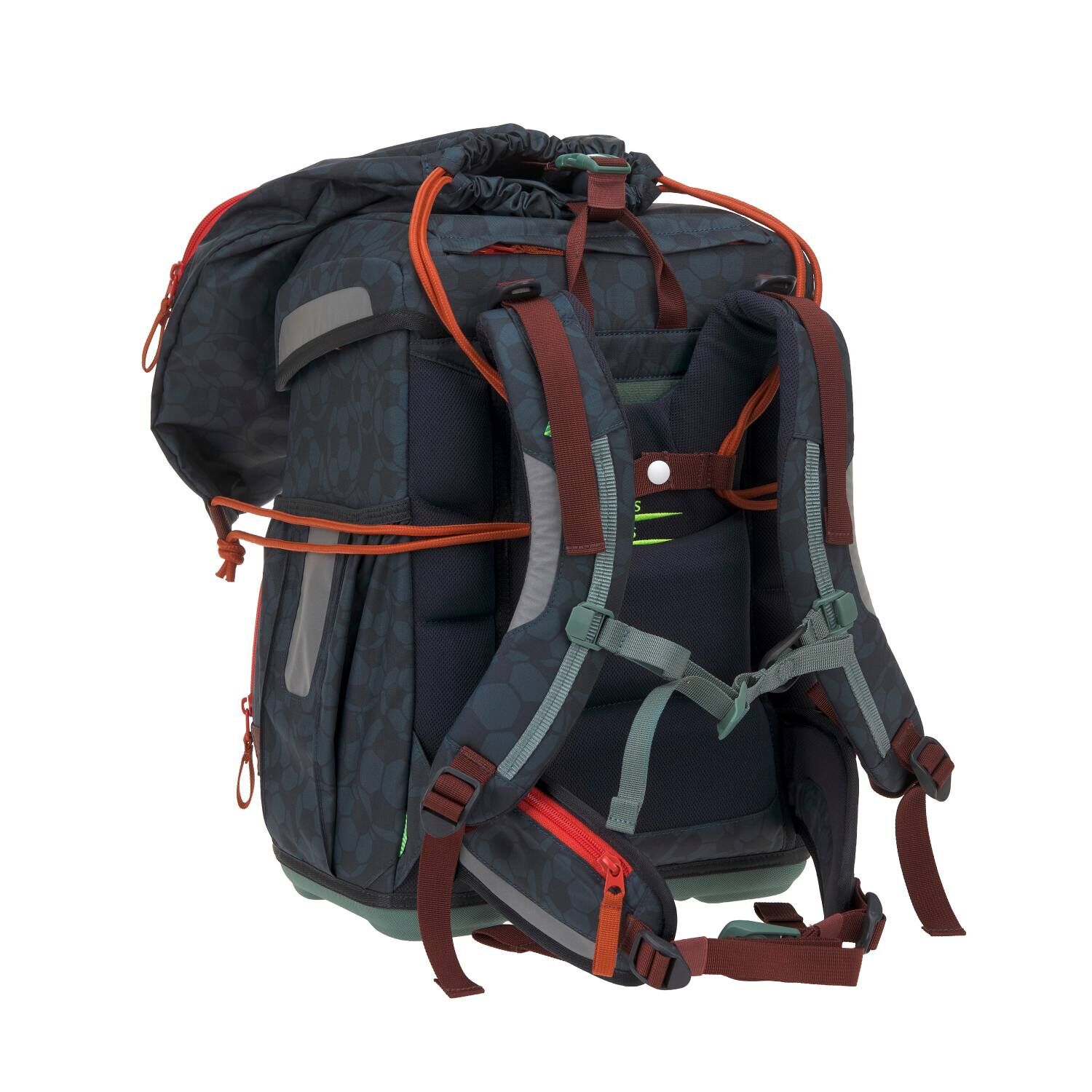 Lässig Schulranzen-Set Light, Unique Football deep blue