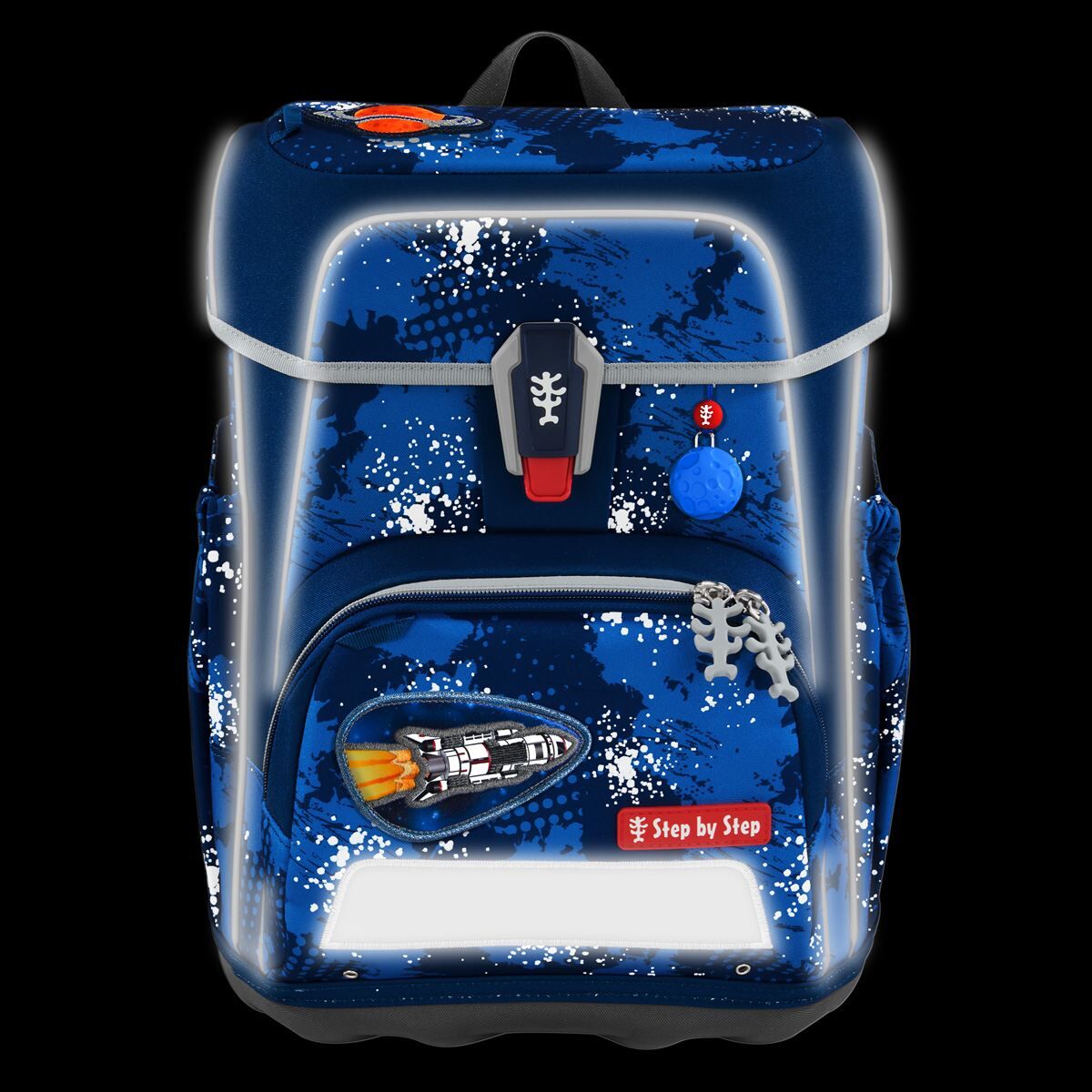 Step by Step CLOUD REFLECT Schulranzen-Set "Rocket Novo", 5-teilig
