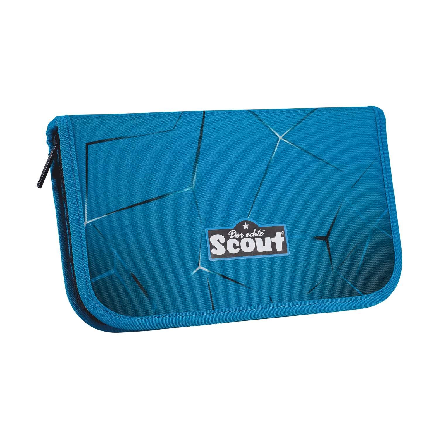 Scout Genius Schulranzen-Set 4 teilig Exklusiv Safety Light Polar Blue