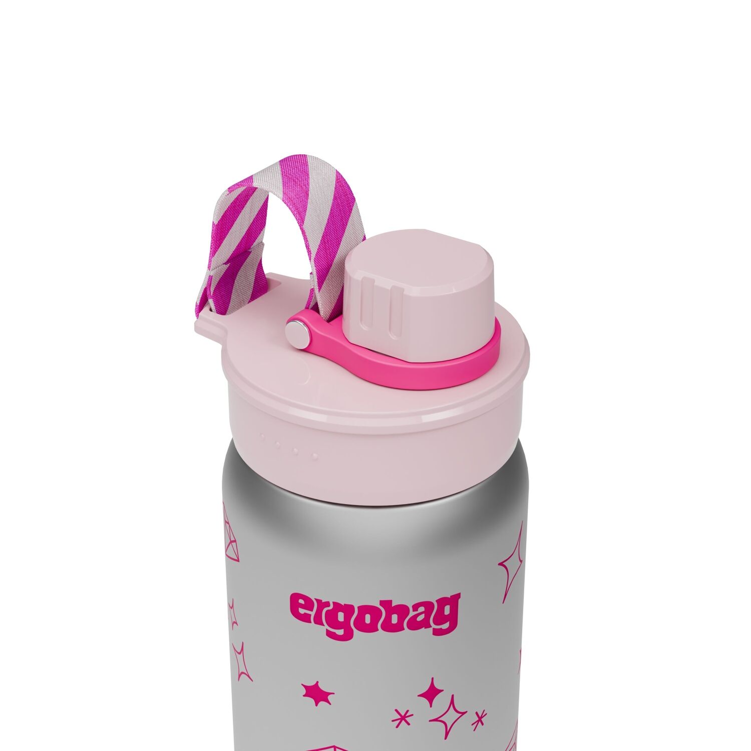 ergobag Edelstahl Trinkflasche Glitzer