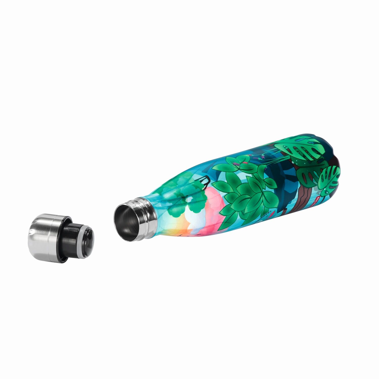 Step by Step Isolierte Edelstahl-Trinkflasche "Chameleon Joshy"
