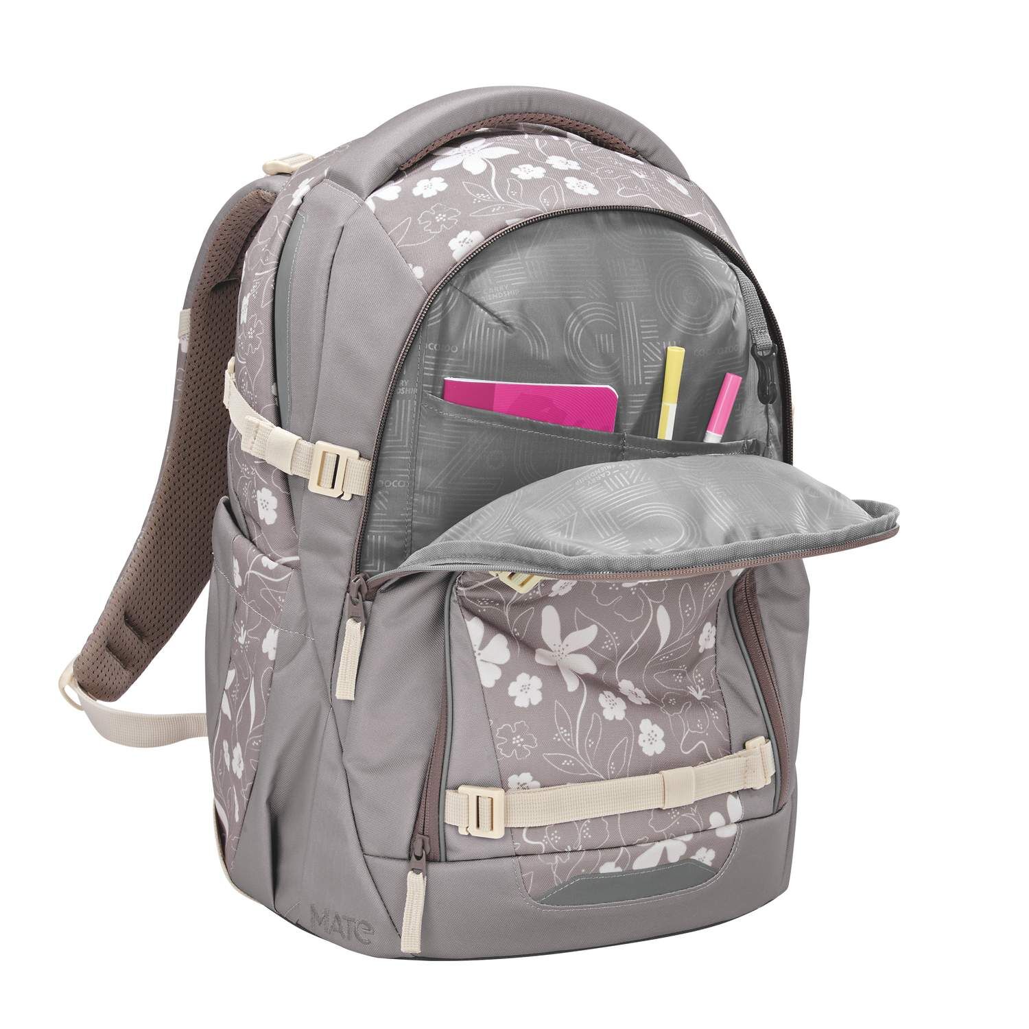 coocazoo Schulrucksack MATE, Vanilla Bloom