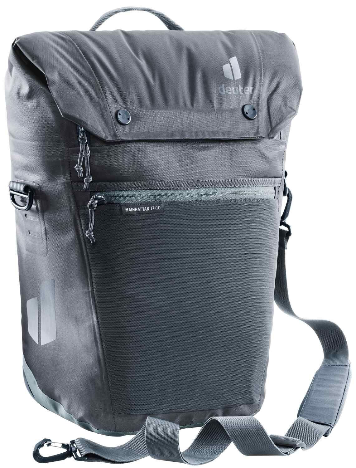 deuter Fahrradtasche Mainhattan 17+10 graphite-shale