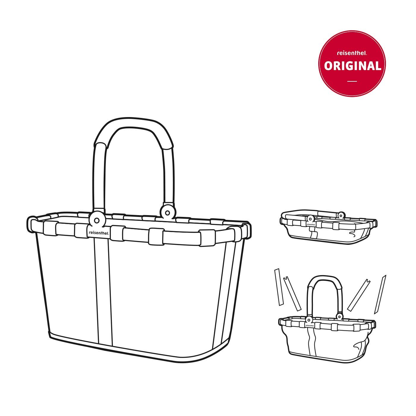 reisenthel Einkaufskorb carrybag frame black/black
