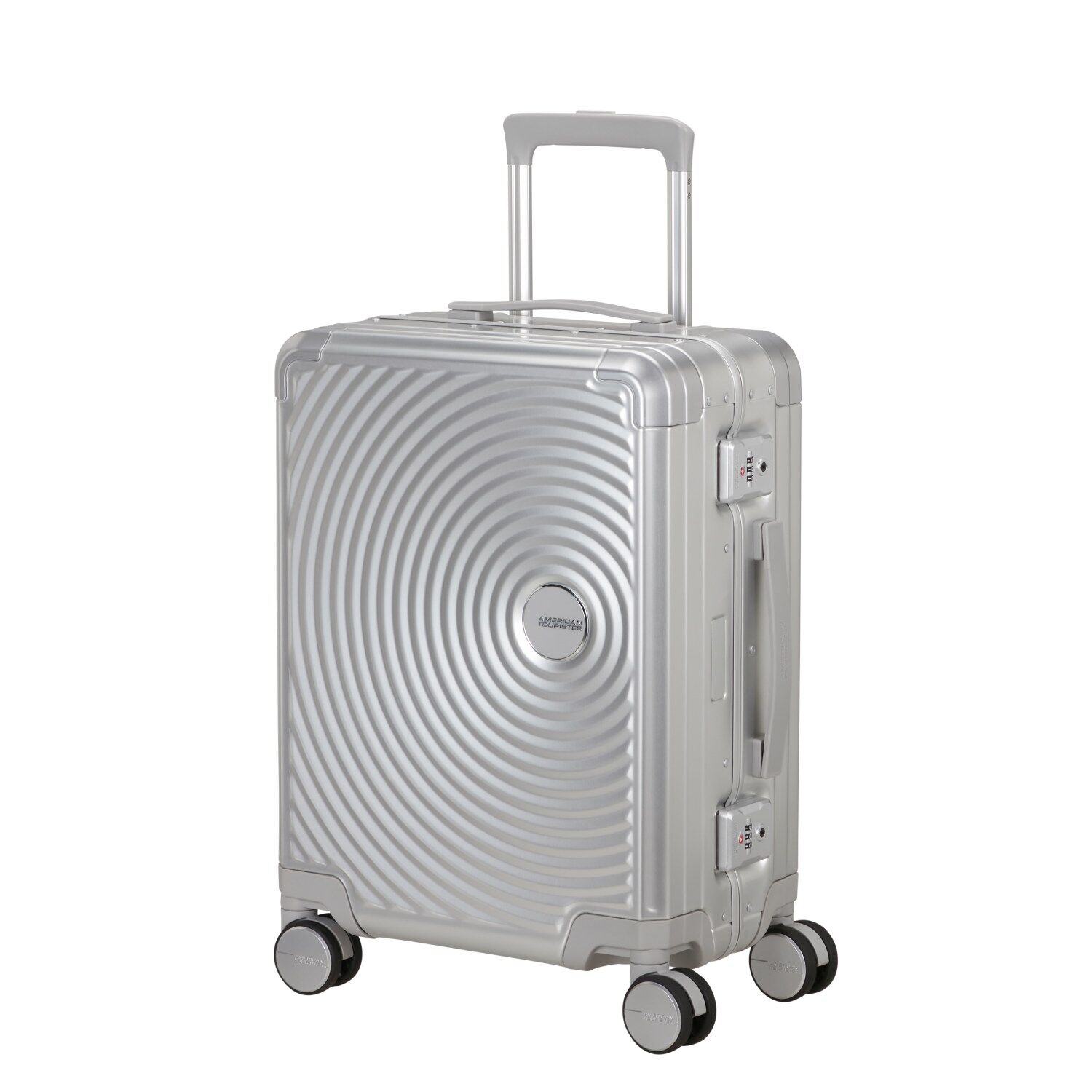 American Tourister Koffer SOUNDBOX ALU SPINNER 55/20 TSA SILVER