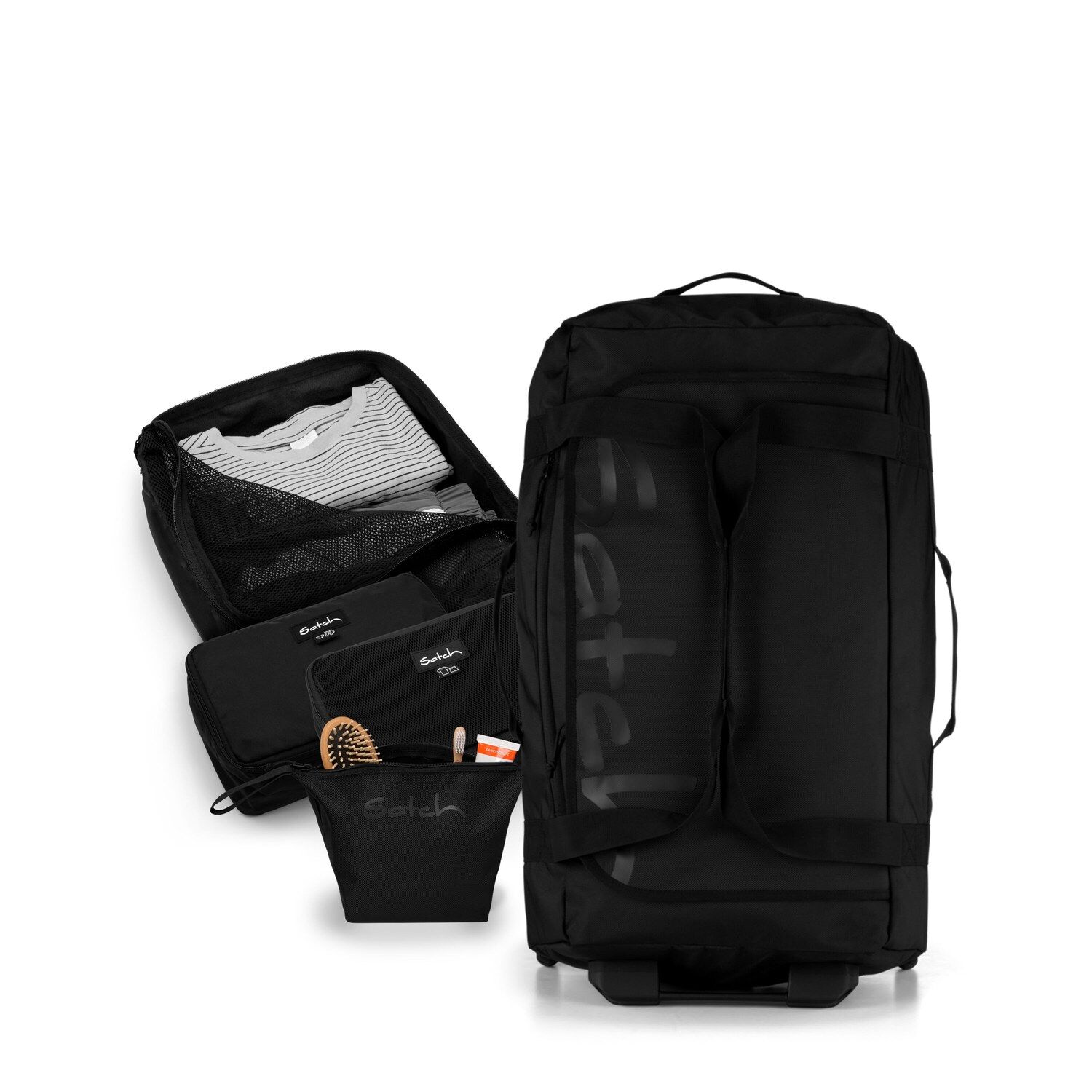 Satch Reisekoffer Jet Black Set