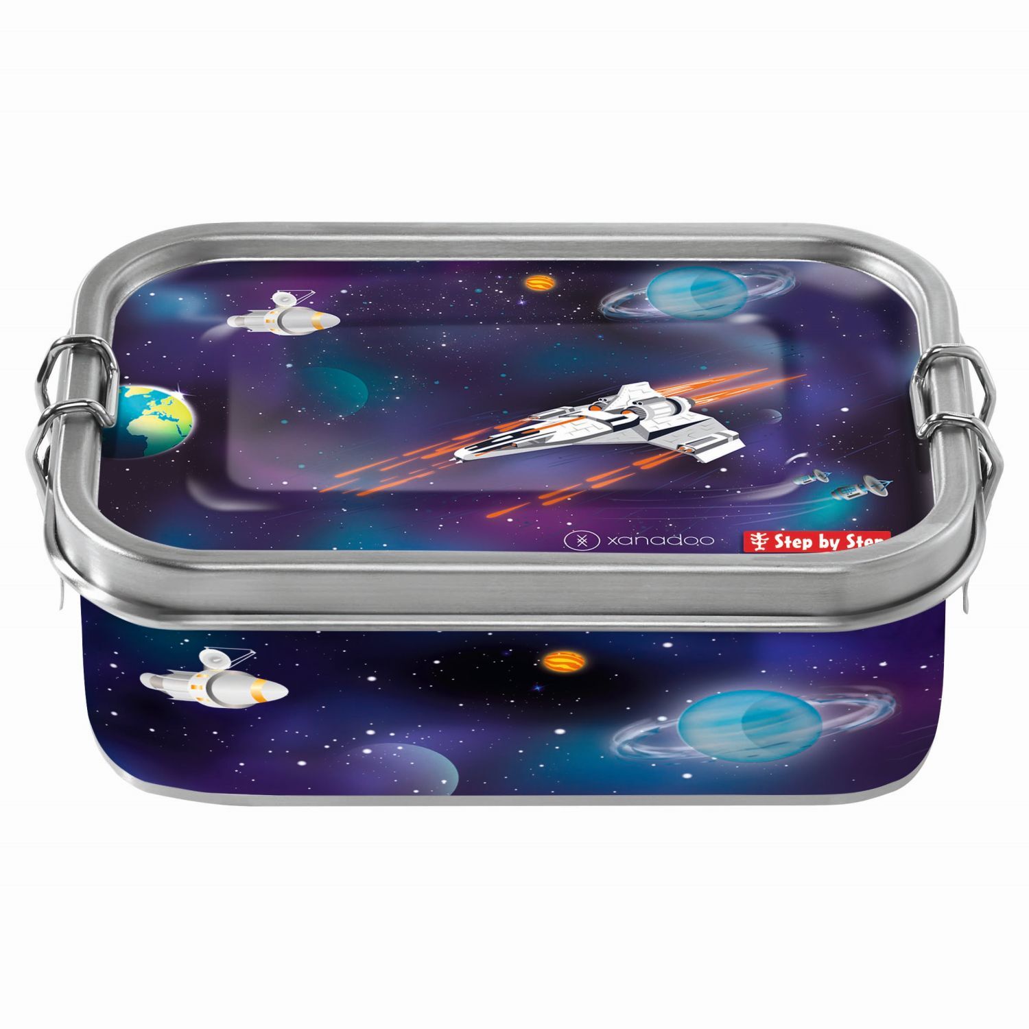 Step by Step Edelstahl-Lunchbox "Starship Galactus"
