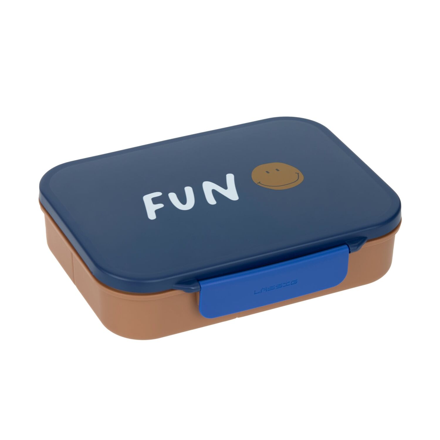 Lässig Brotdose Kinder - Bento Lunchbox Little Gang Smile, navy